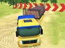 Modern OffRoad Uphill Truck Driving